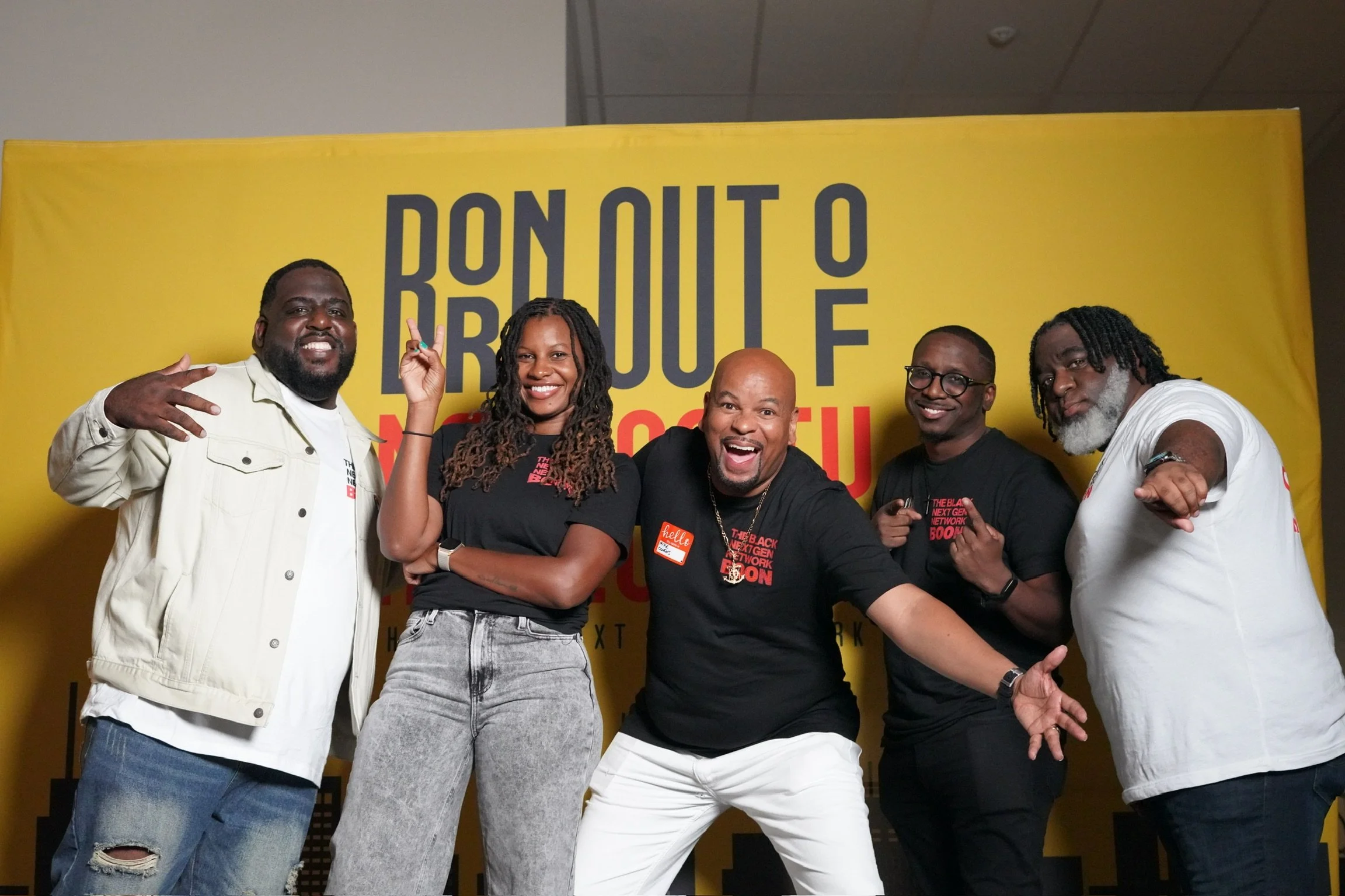 Members of the BOON community together at a gathering